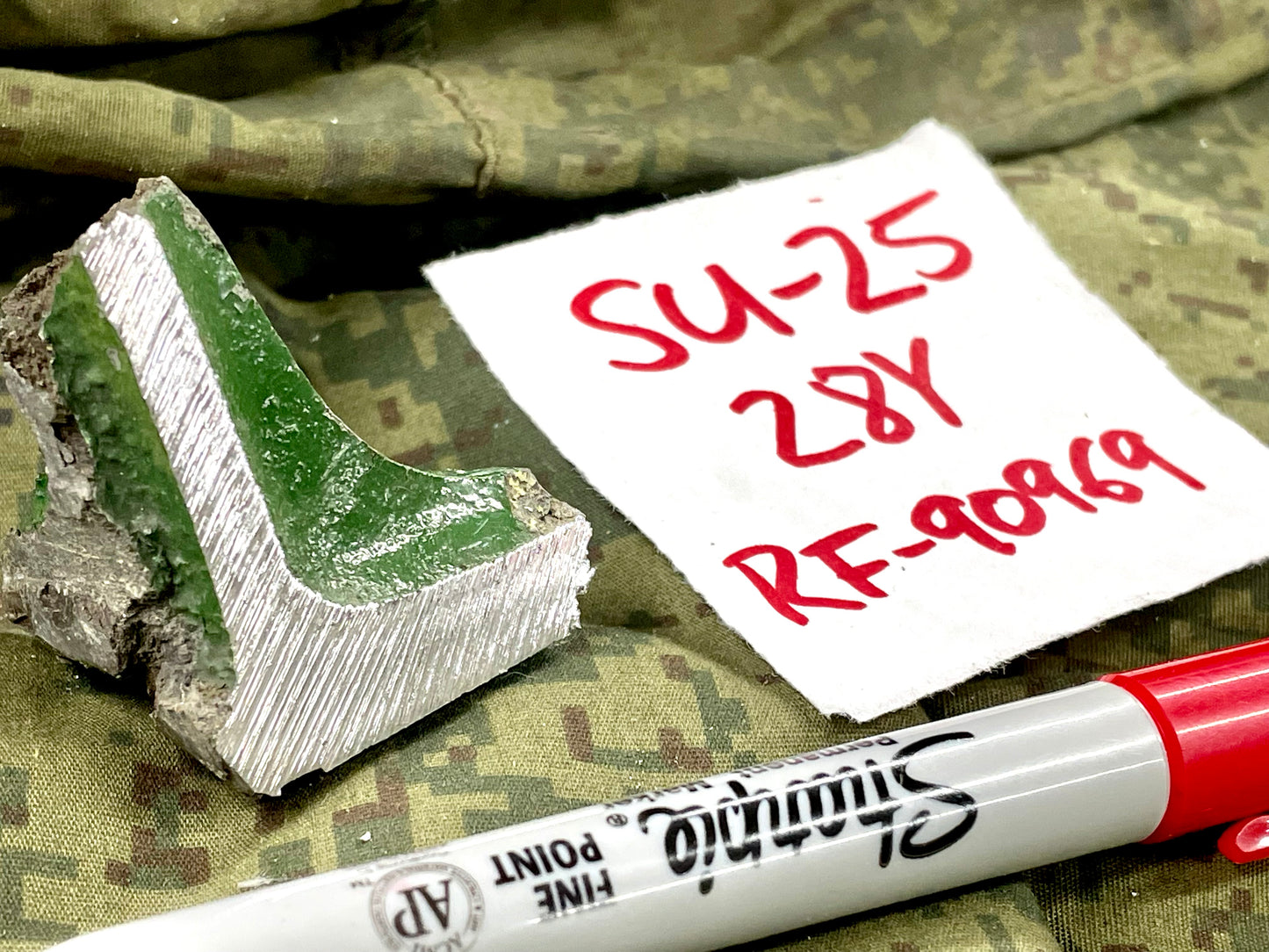 SU-25 Fuselage Chunk - RF-90969 - 28Y —SPECIAL SALE