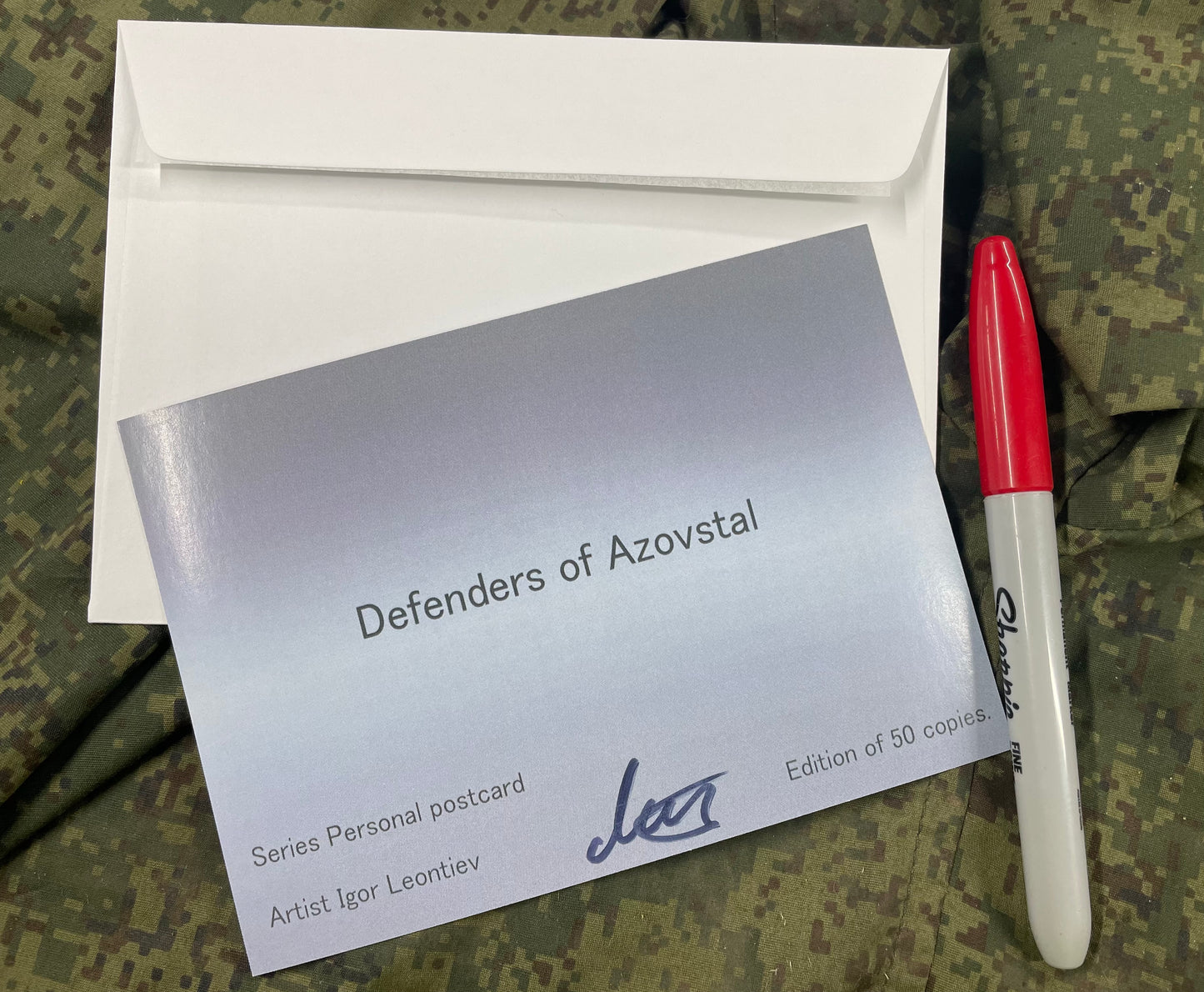 “Defenders of Azovstal” - LIMITED EDITION - ARTIST SIGNED - Postcard
