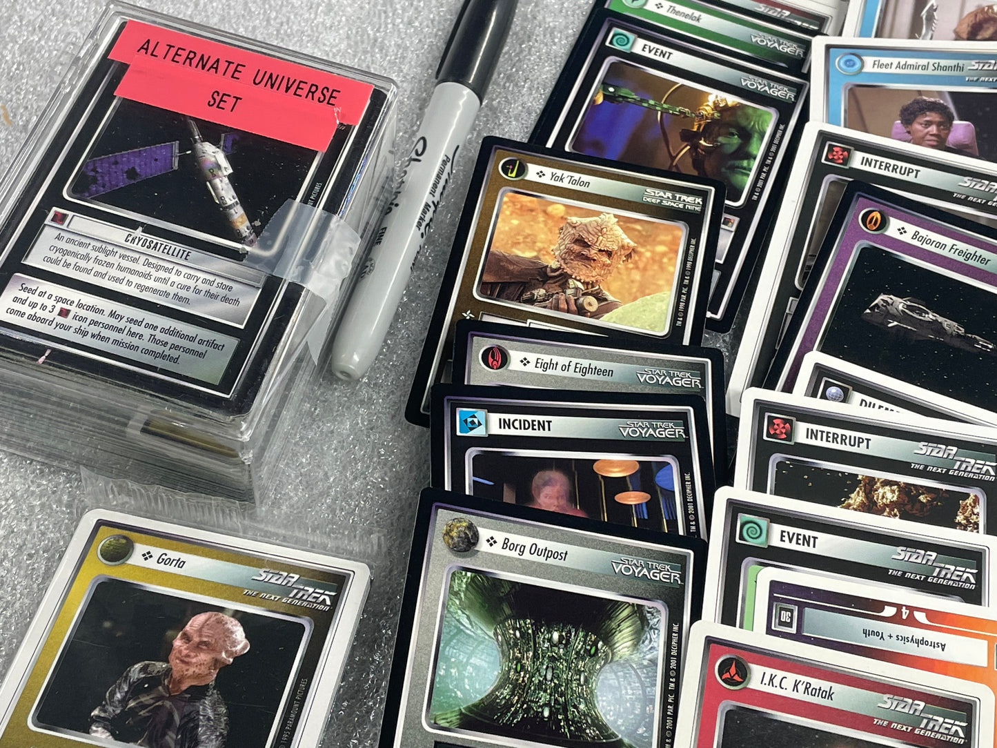 Star Trek CCG - Alternate Universe Set -No FE -FREE SHIPPING