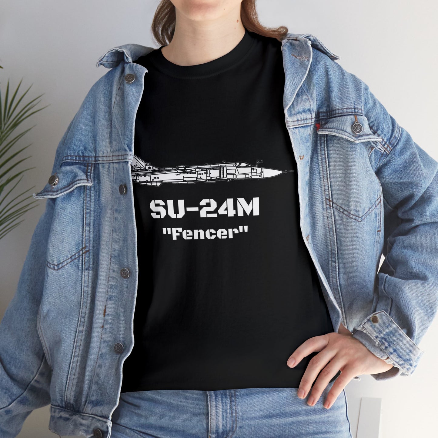 SU-24M - "Fencer" - Unisex Heavy Cotton Tee