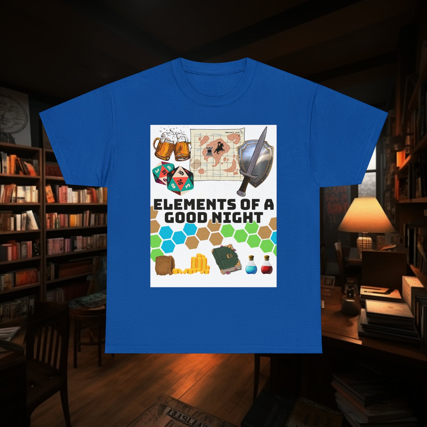 Elements of a Good Night - Unisex Heavy Cotton Tee