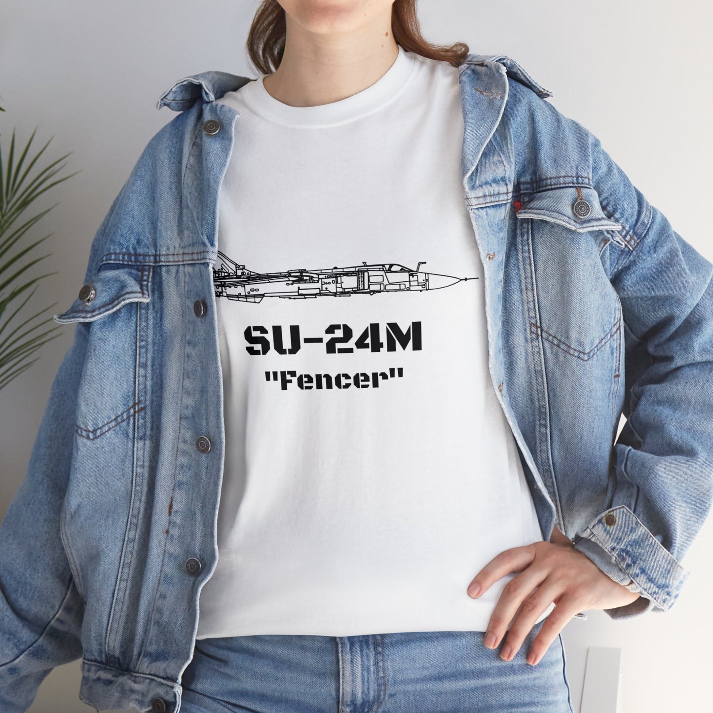 SU-24M - "Fencer" - Unisex Heavy Cotton Tee