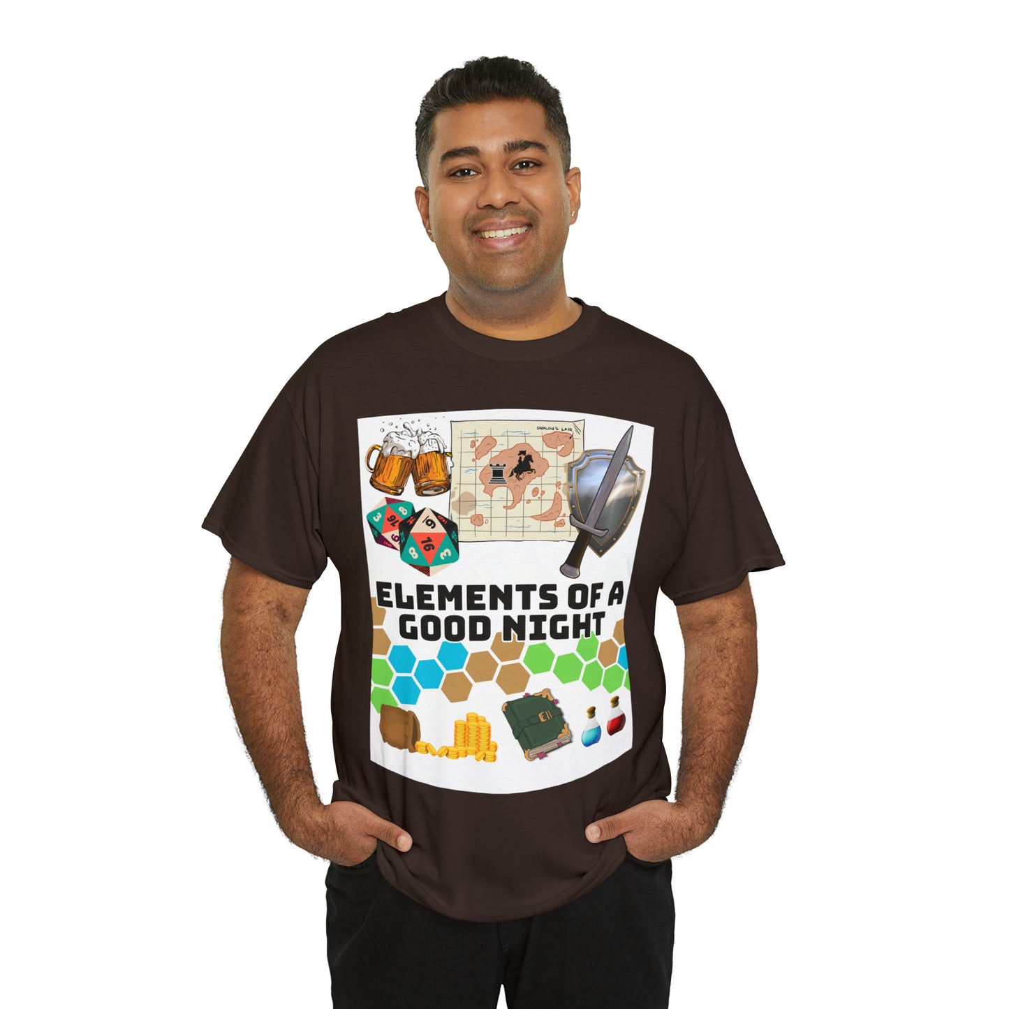 Elements of a Good Night - Unisex Heavy Cotton Tee