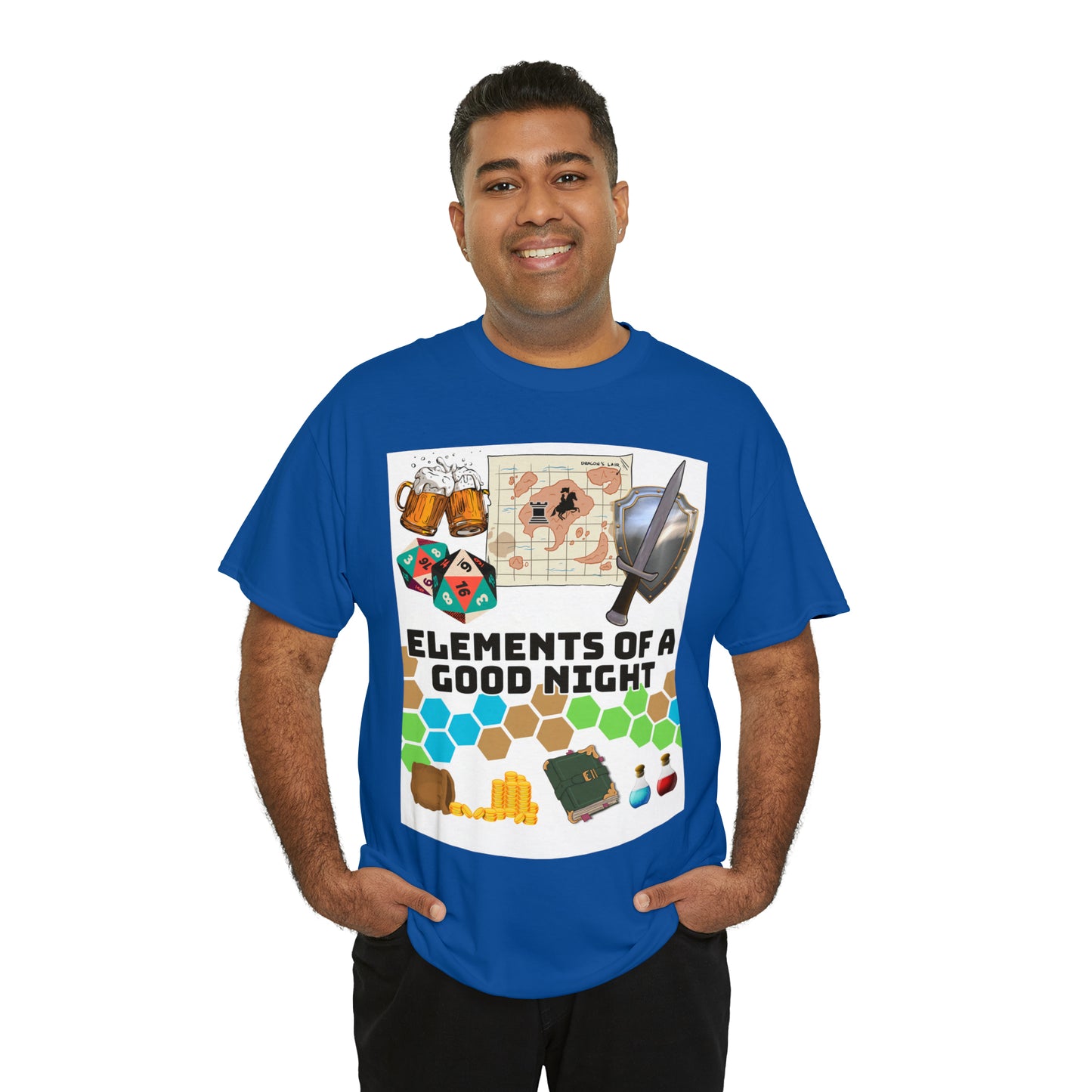 Elements of a Good Night - Unisex Heavy Cotton Tee