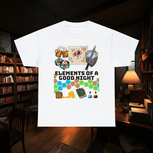 Elements of a Good Night - Unisex Heavy Cotton Tee