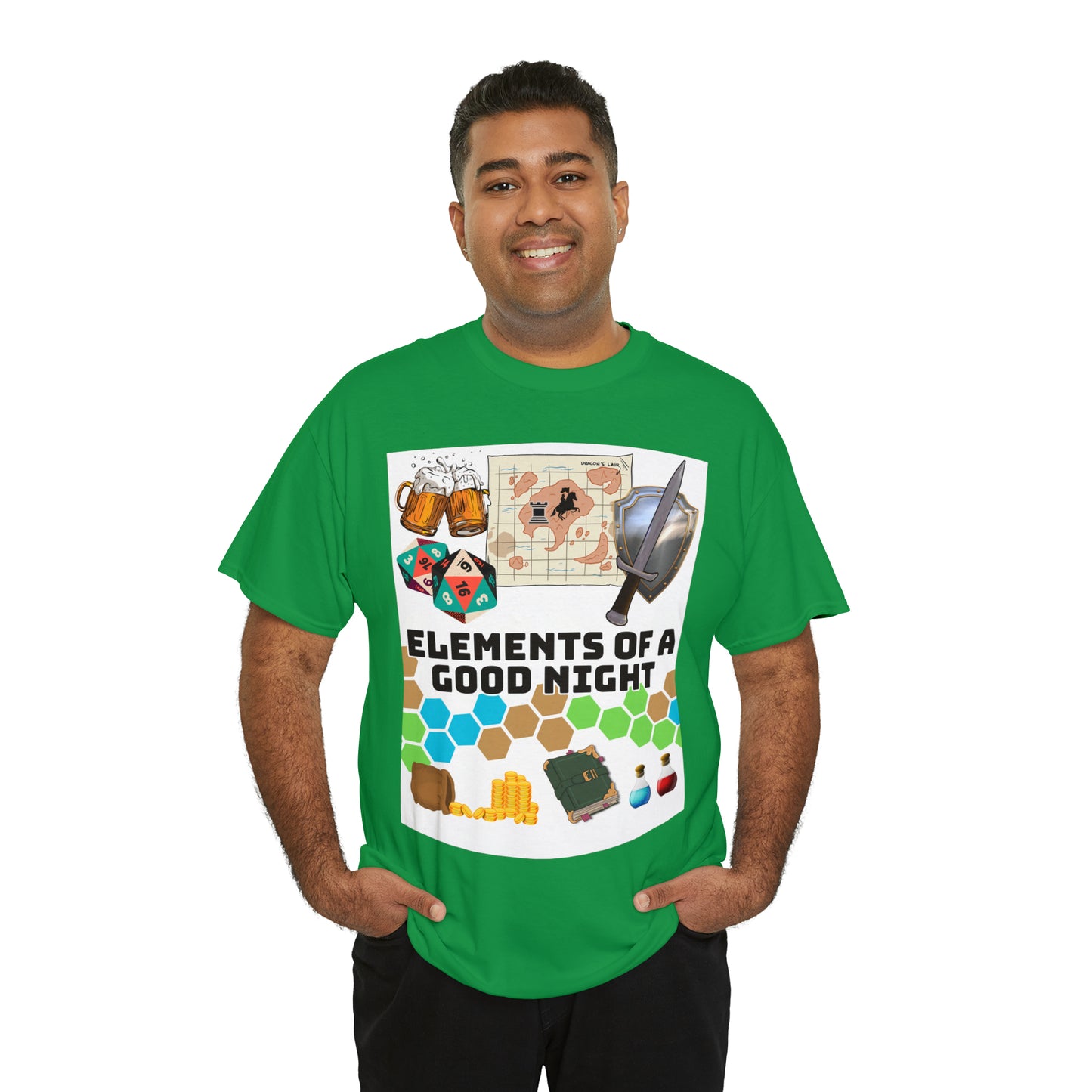Elements of a Good Night - Unisex Heavy Cotton Tee