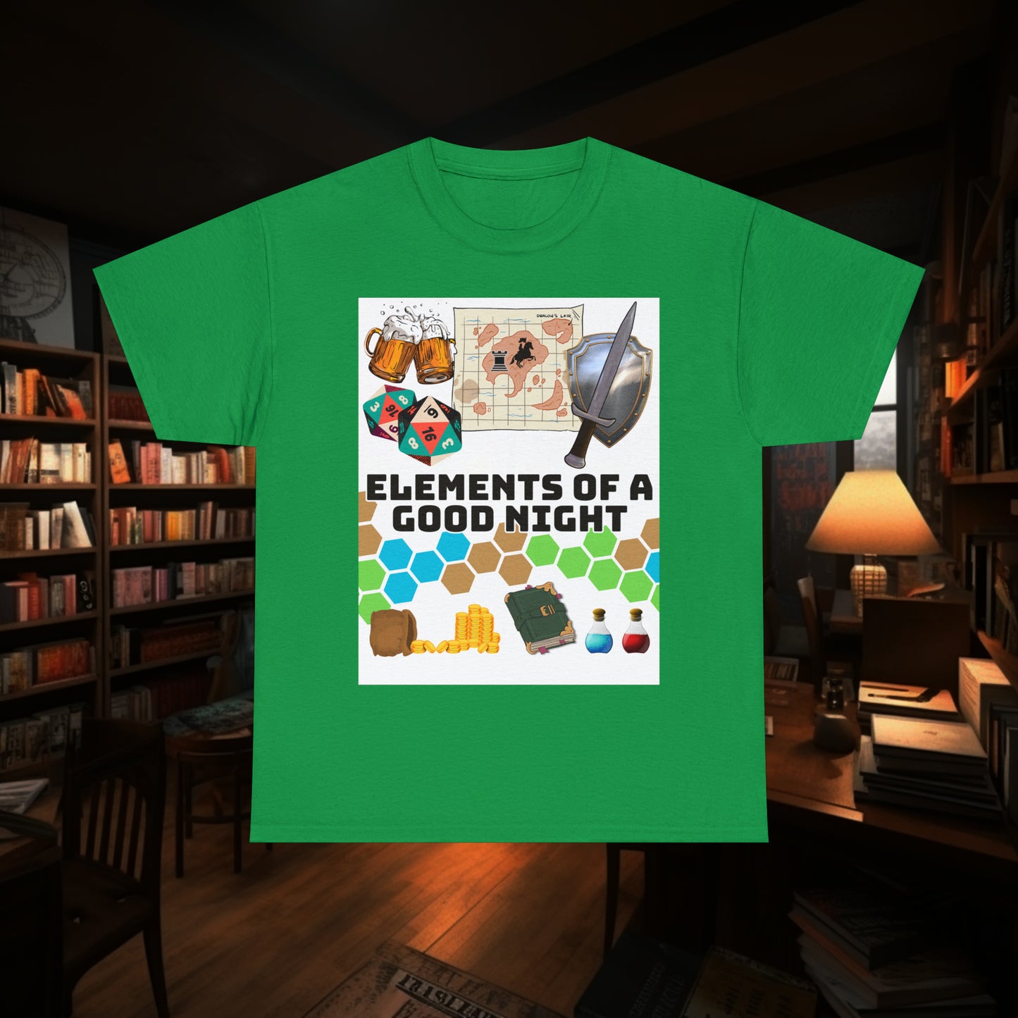 Elements of a Good Night - Unisex Heavy Cotton Tee
