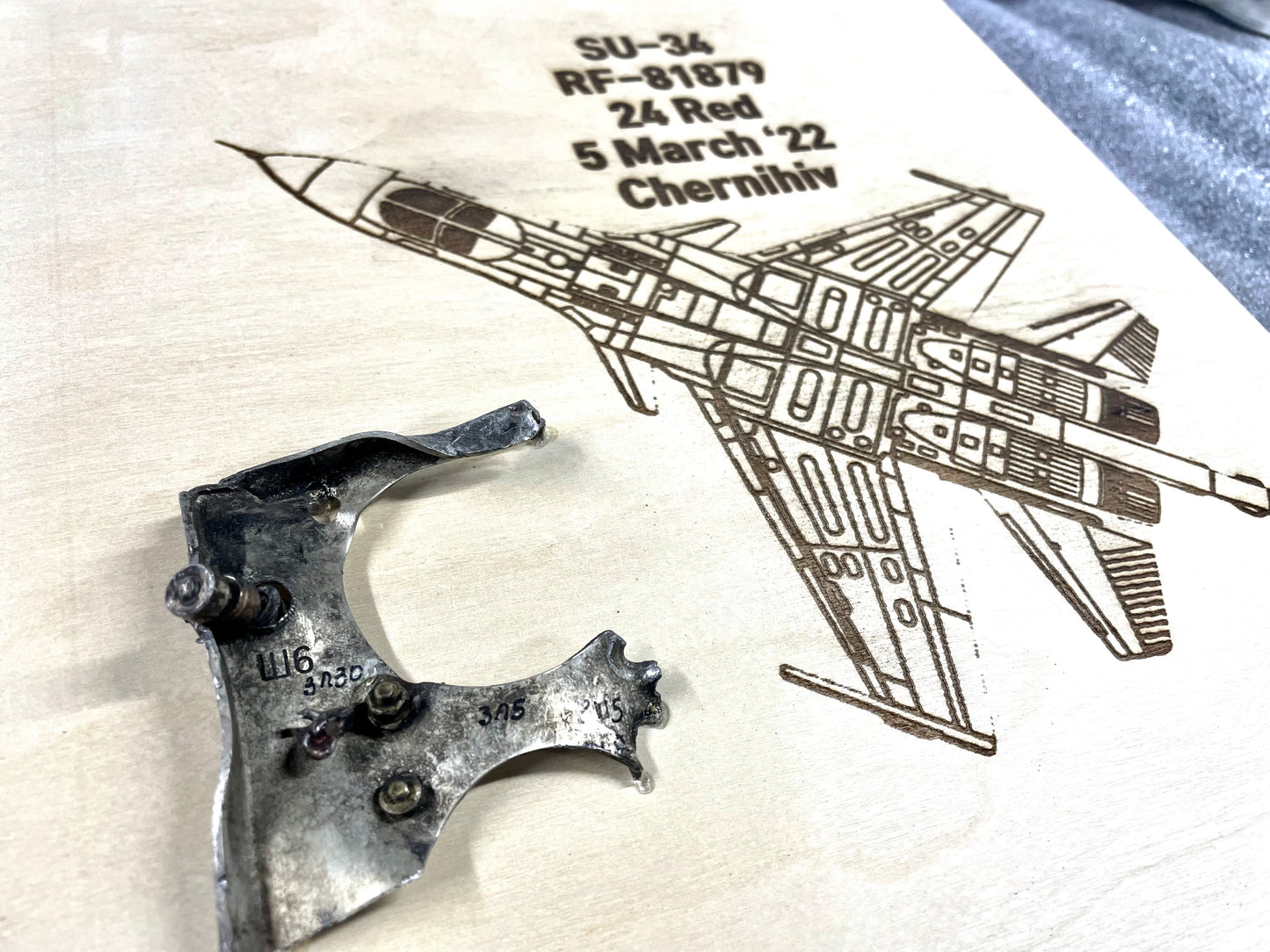 SU-34 (RF-81879 / 24 R) XL Desktop Trophy #5 - 2022 —FREE SHIPPING