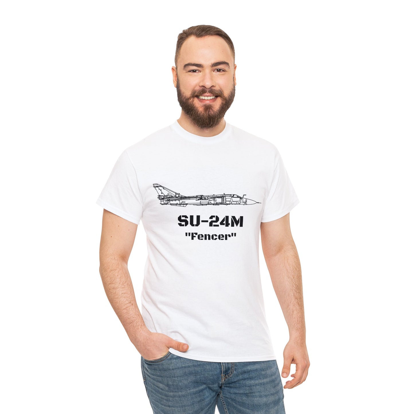 SU-24M - "Fencer" - Unisex Heavy Cotton Tee