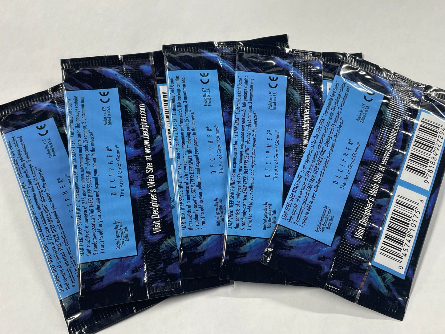 STCCG - 1E - Deep Space Nine Booster Packs — FREE SHIPPING