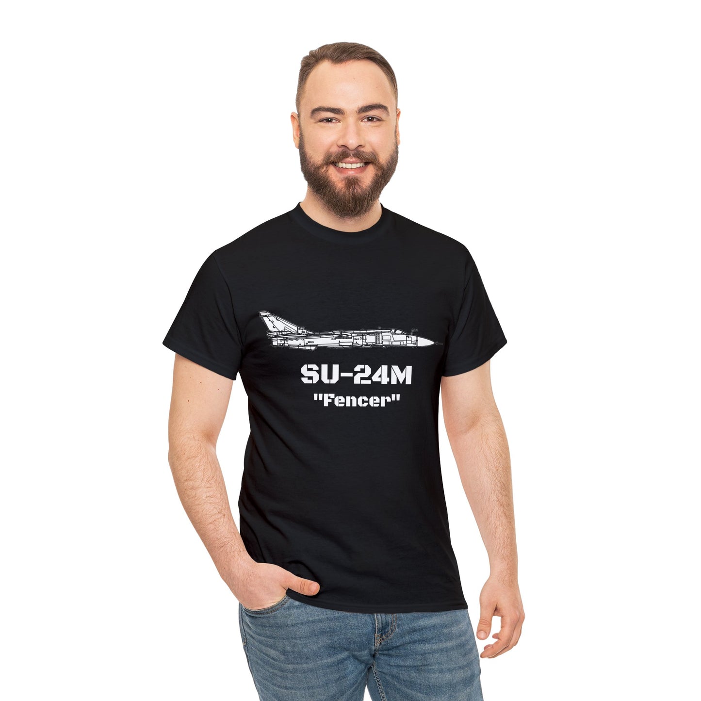 SU-24M - "Fencer" - Unisex Heavy Cotton Tee