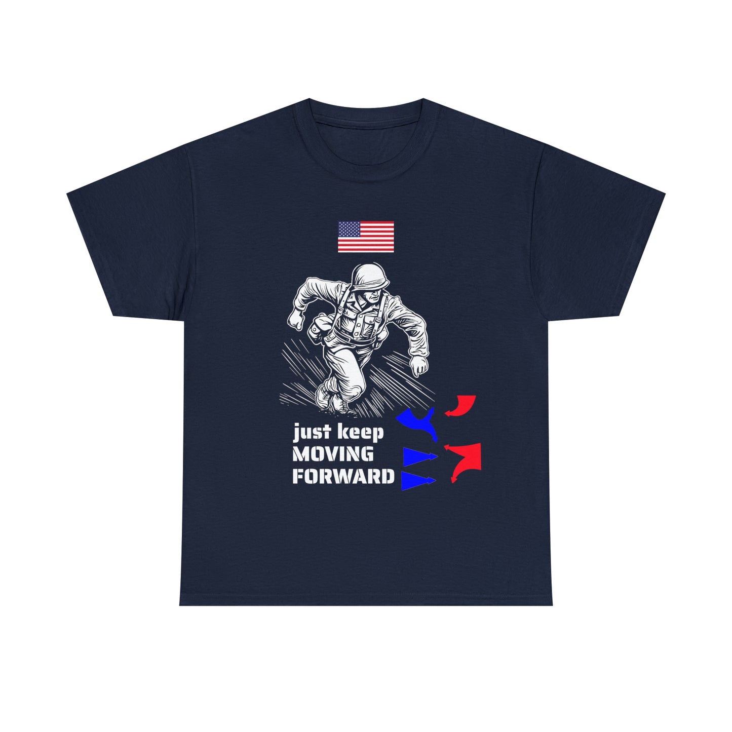 just keep MOVING FORWARD - Unisex Heavy Cotton Tee