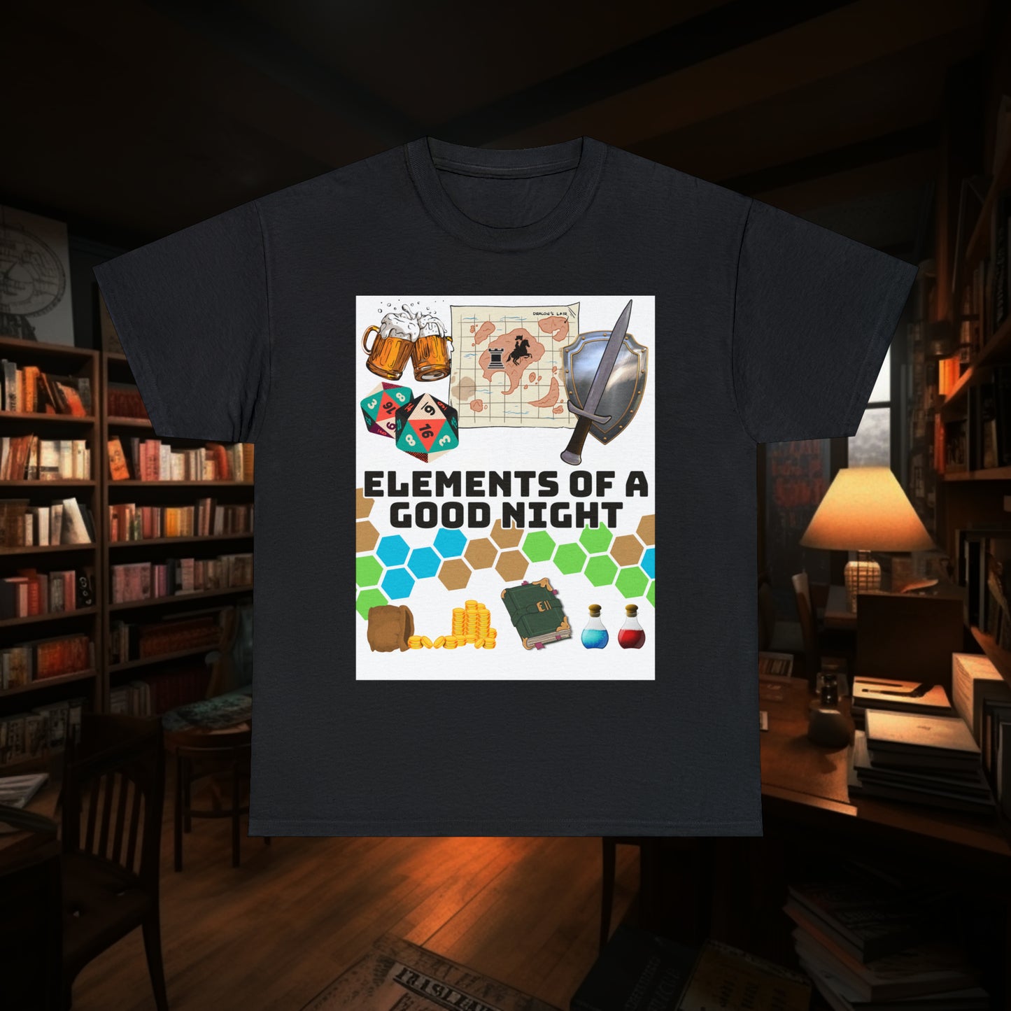 Elements of a Good Night - Unisex Heavy Cotton Tee
