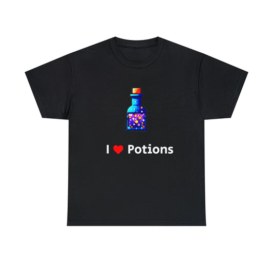 I Love Potions - Unisex Heavy Cotton Tee