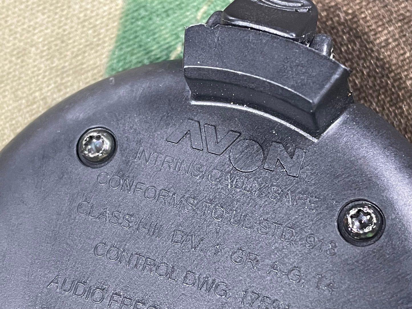 FM-53 FM53 Gas Mask Voice Projection Unit - AVON VPU —FREE SHIPPING