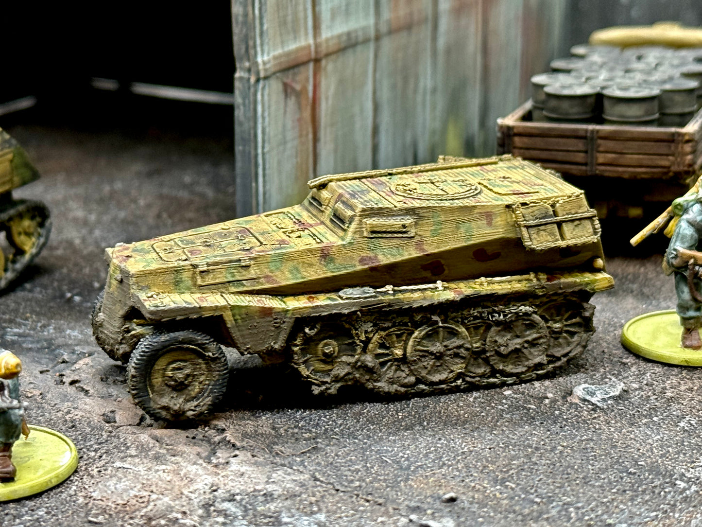 Panzerwerfer and Forward Observer SDKFZ Halftrack