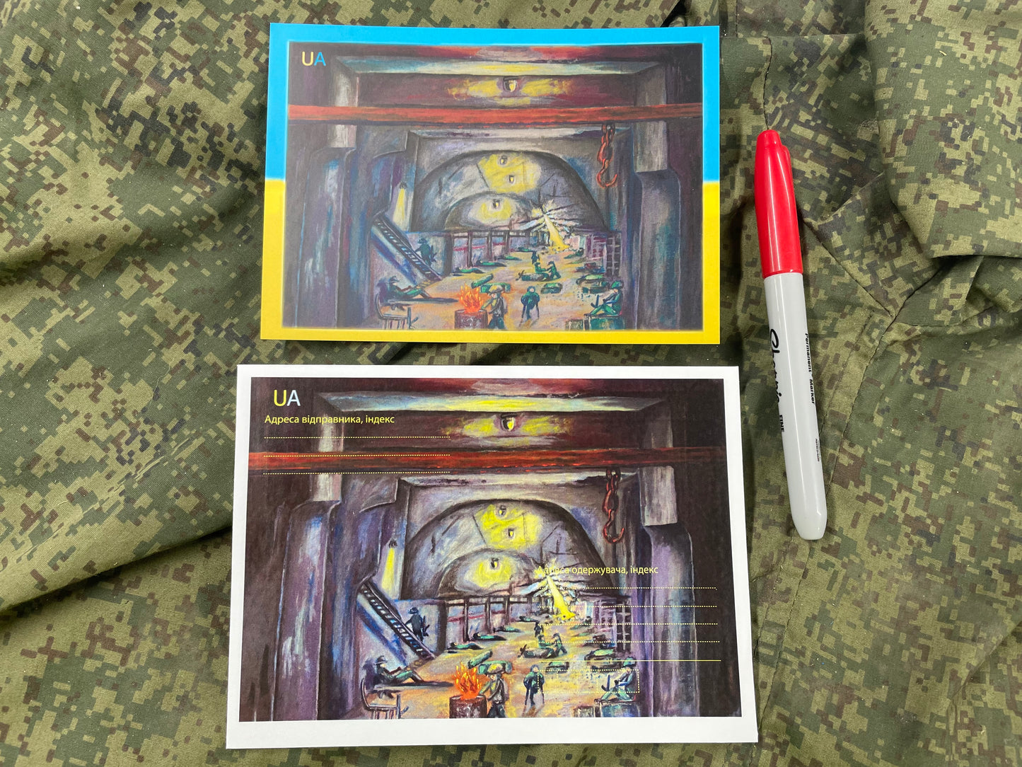 “Defenders of Azovstal” v2.0 - LIMITED EDITION - ARTIST SIGNED - Postcard