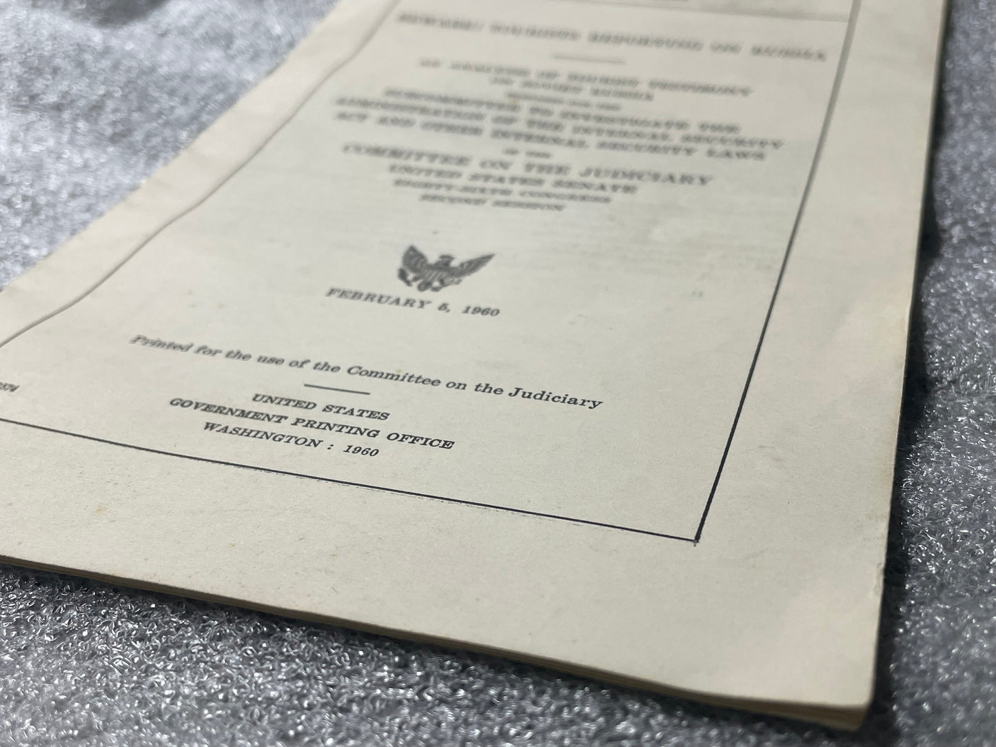 Beware! Tourists Reporting On Russia - US Senate 1960 - RARE —FREE SHIPPING