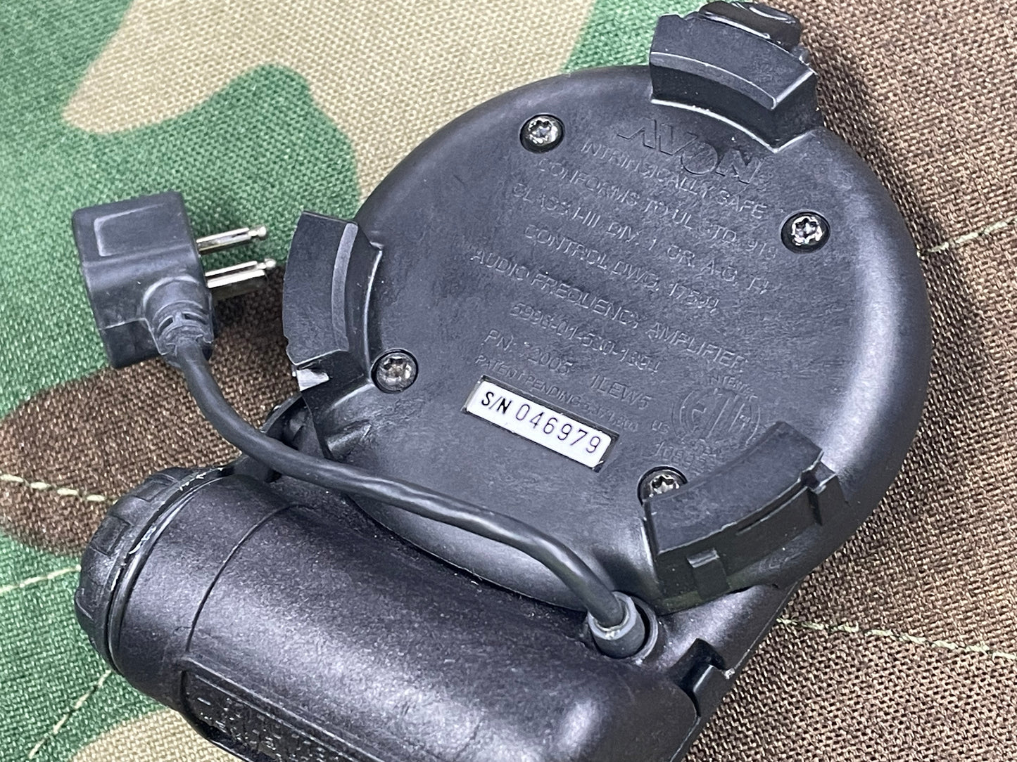 FM-53 FM53 Gas Mask Voice Projection Unit - AVON VPU —FREE SHIPPING
