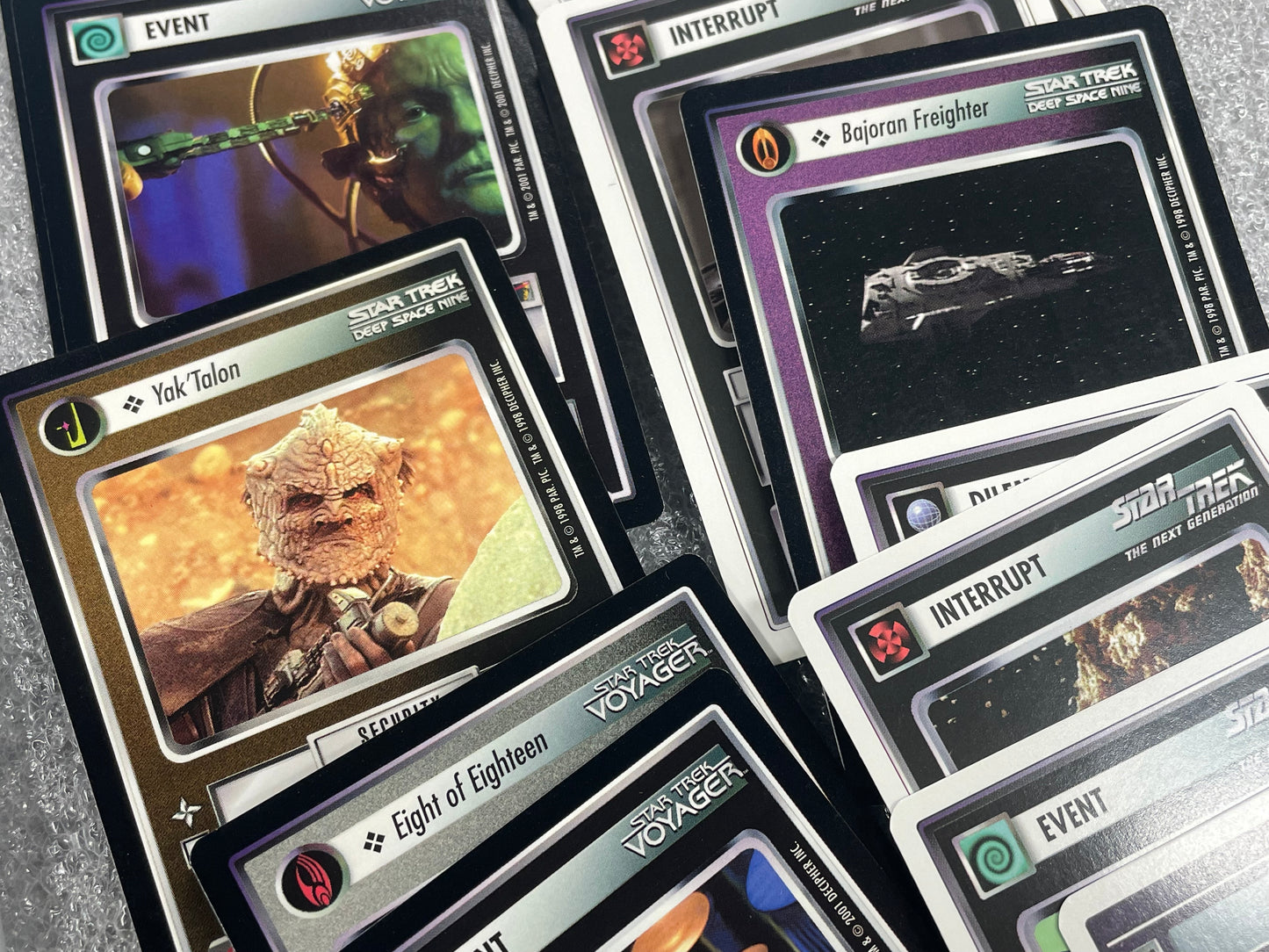 Star Trek CCG - Alternate Universe Set -No FE -FREE SHIPPING