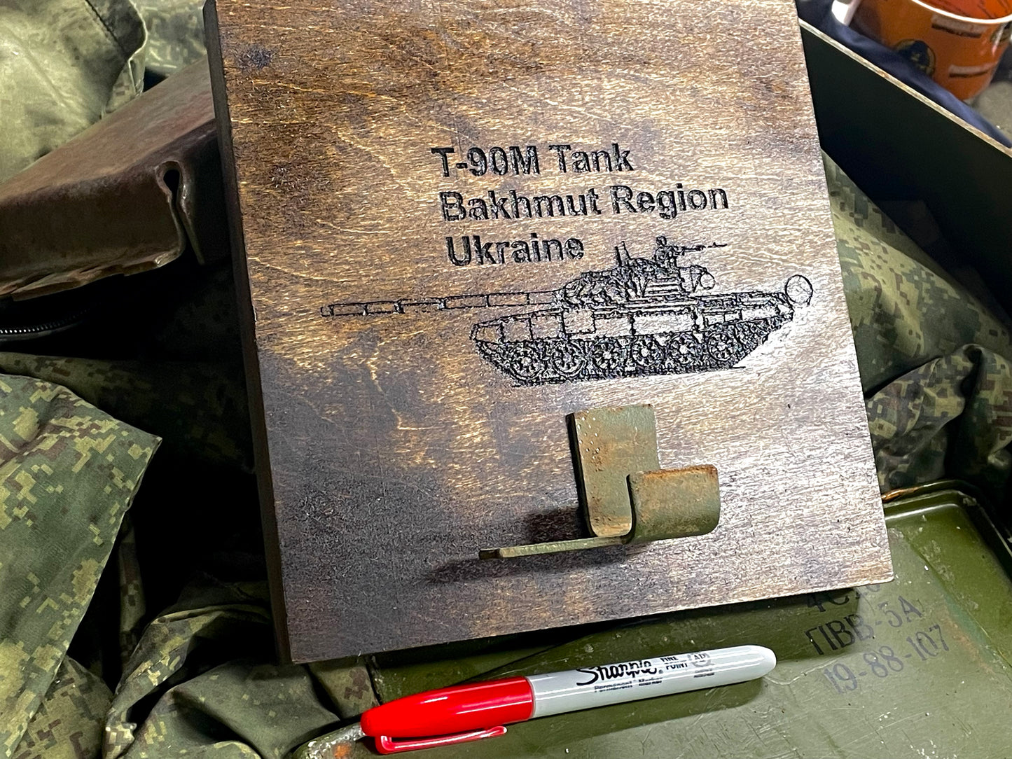 T-90M ERA Block Armor Plaque - LARGE - Bakhmut- SALE