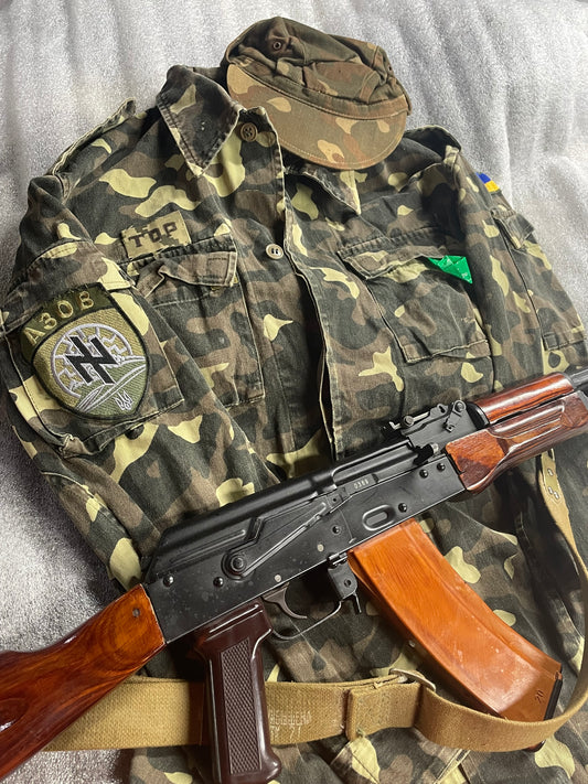 Azov Battalion Veteran Top + Cap w/patches
