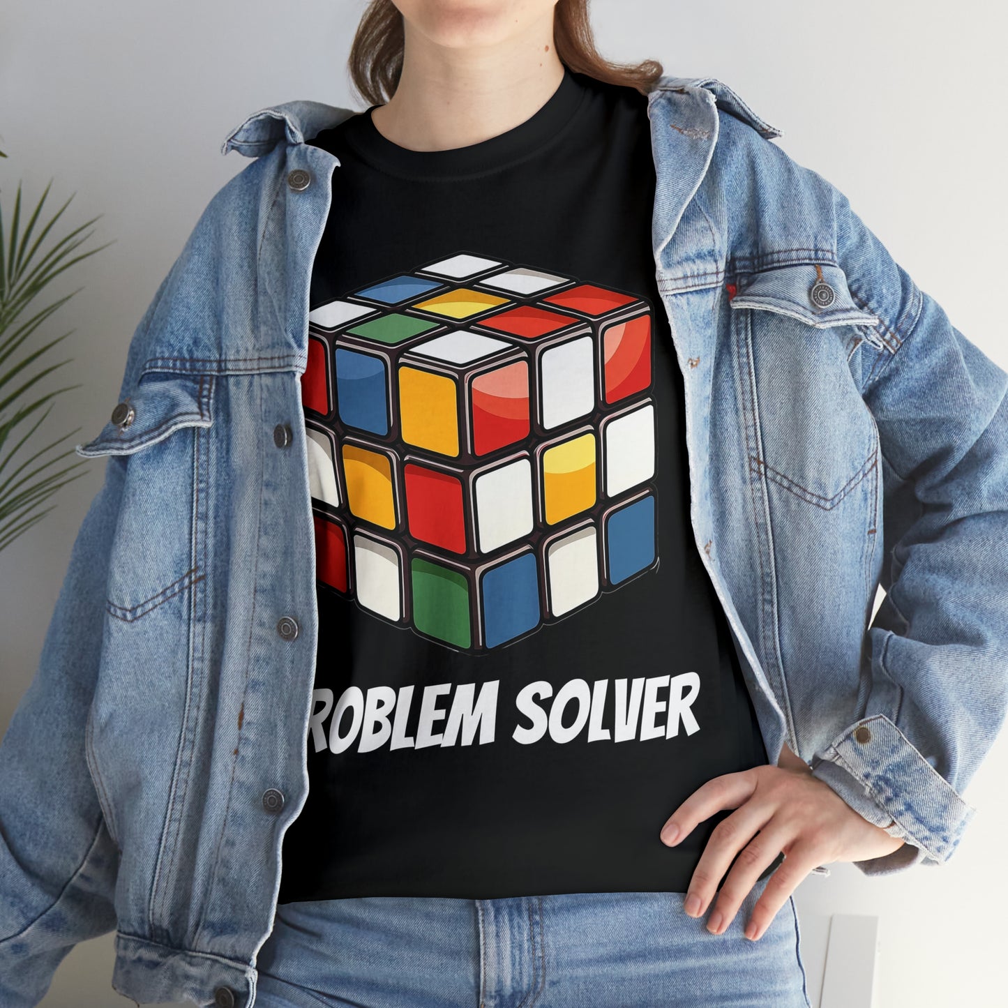 Problem Solver - Cube - Unisex Heavy Cotton Tee