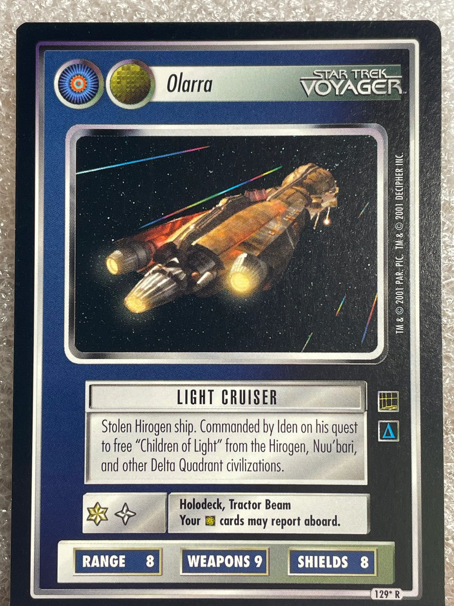 STCCG 1E - Non-Aligned and Hirogen Olarra