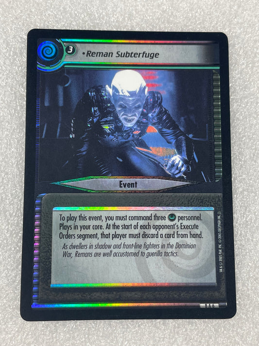 STCCG 2E - Reman Subterfuge - Archive Foil