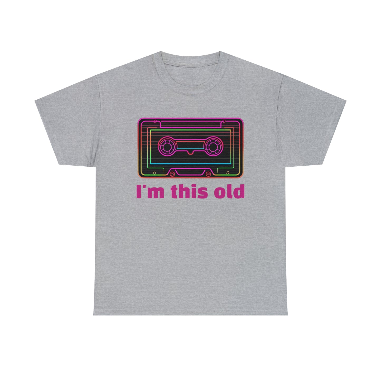 I'm this old - Unisex Heavy Cotton Tee