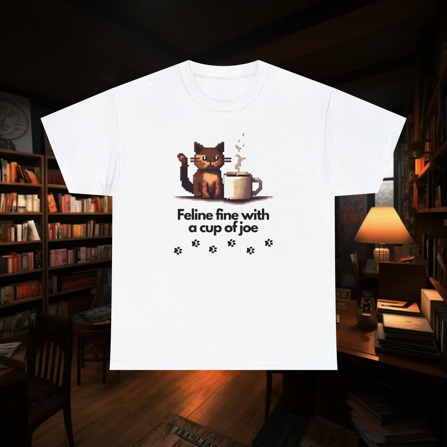 Feline Fine - Unisex Heavy Cotton Tee