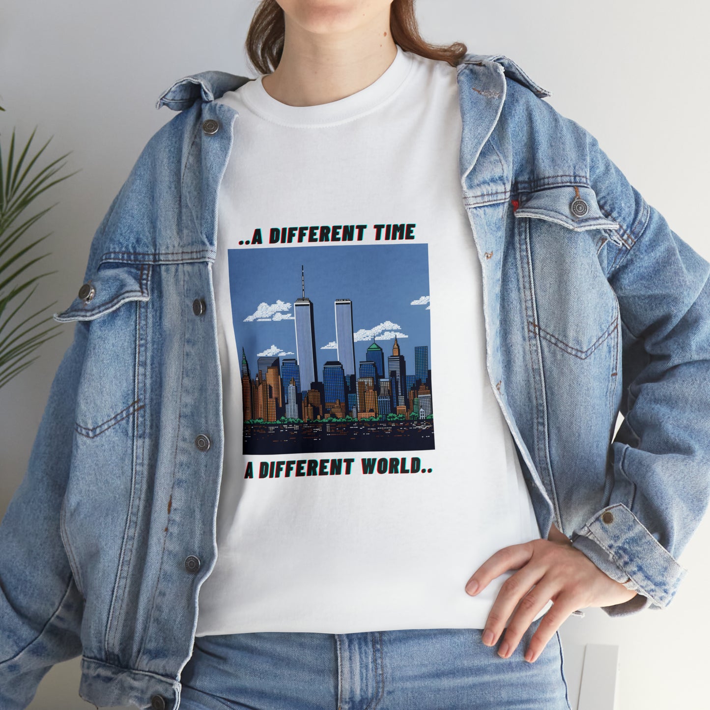 A Different Time / World - Unisex Heavy Cotton Tee