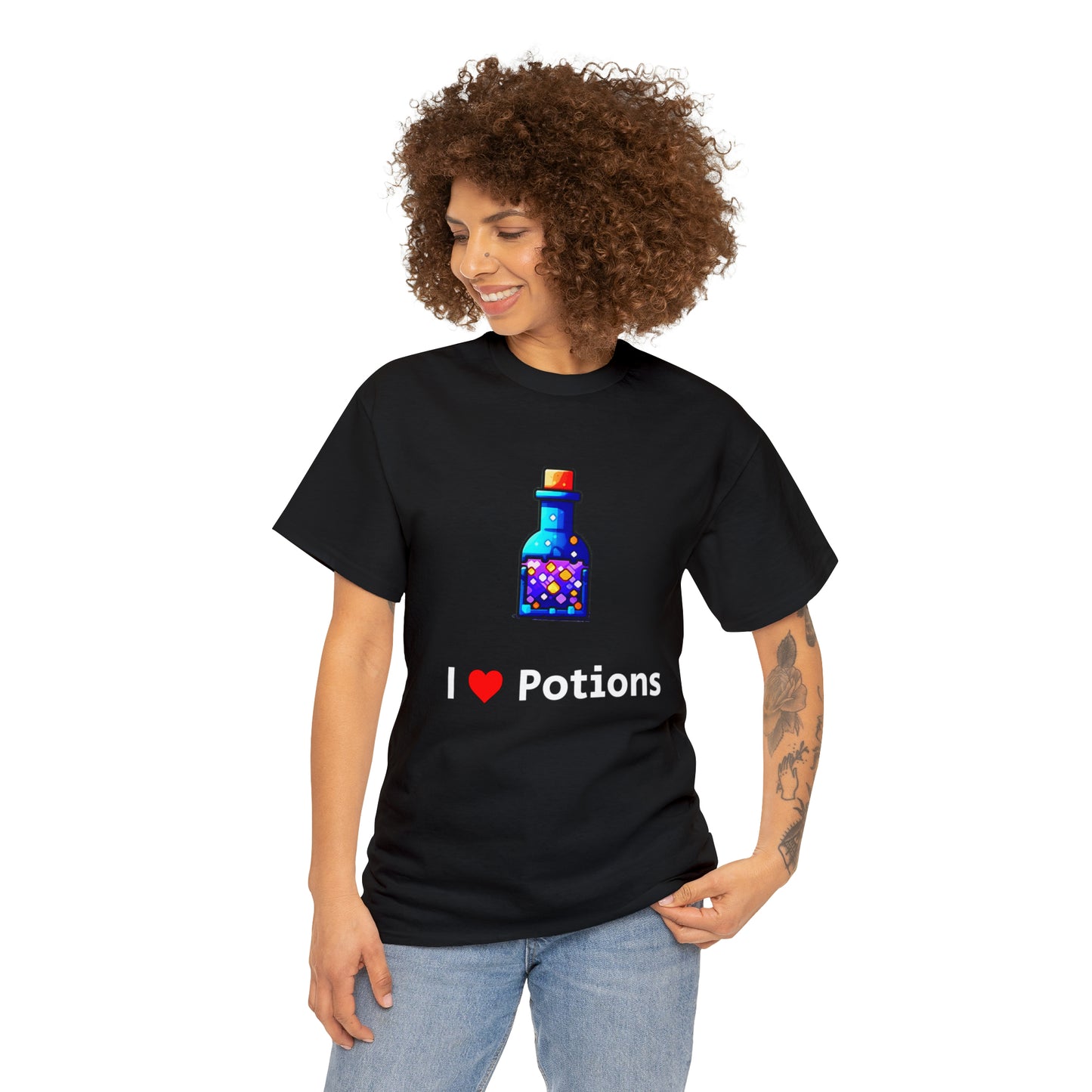 I Love Potions - Unisex Heavy Cotton Tee