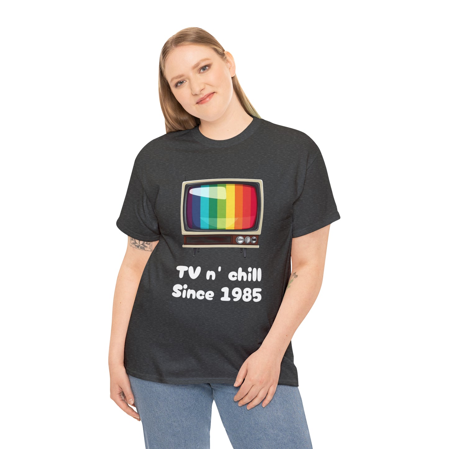 TV n' Chill Since 1985 - Unisex Heavy Cotton Tee