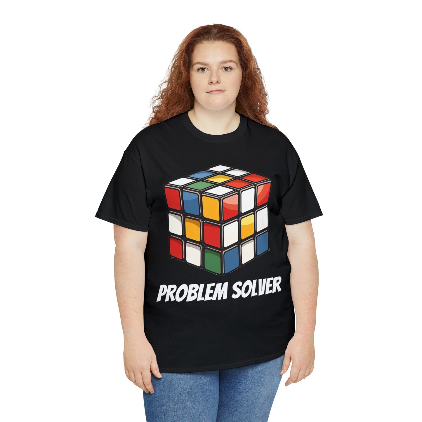 Problem Solver - Cube - Unisex Heavy Cotton Tee