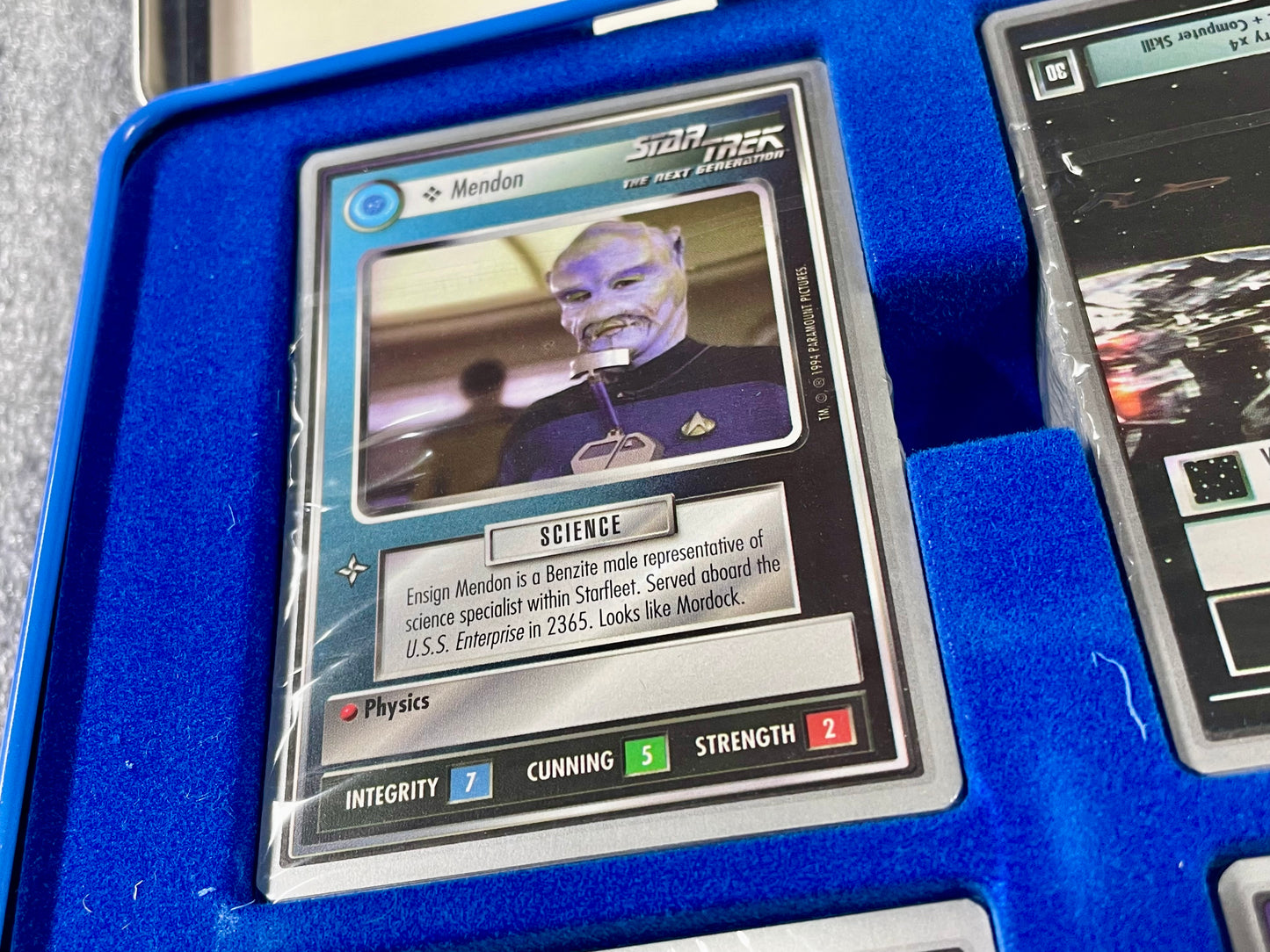 Star Trek CCG - 1E Collector’s Tin - Silver Border - FREE SHIPPING