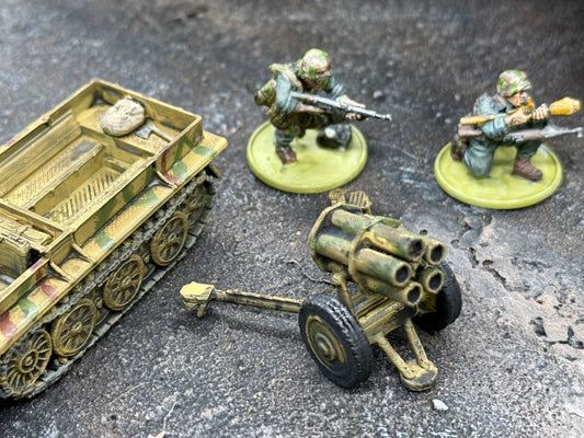 SDKFZ Halftrack truck and Nebelwerfer LOT