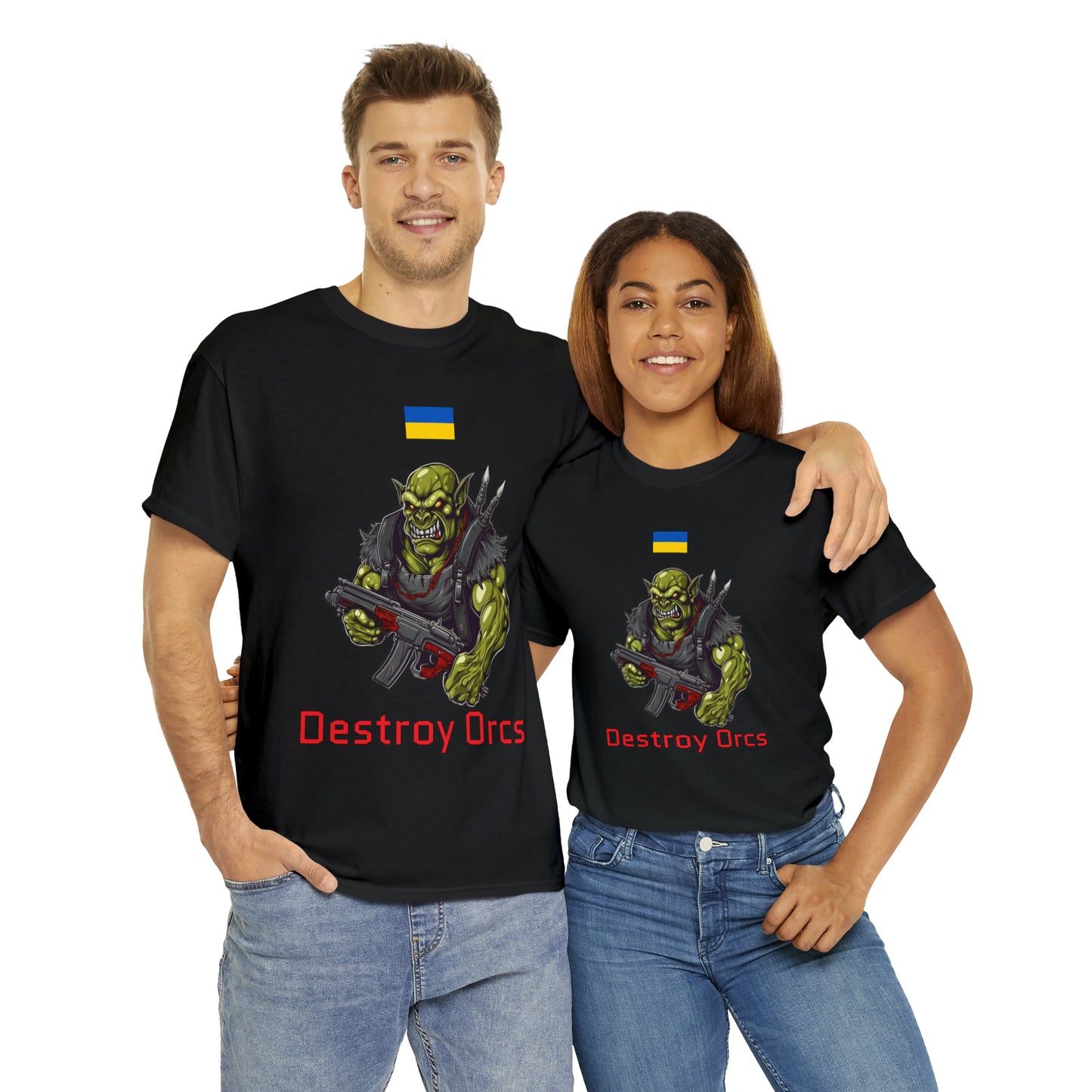 Destroy Orcs - Unisex Heavy Cotton Tee