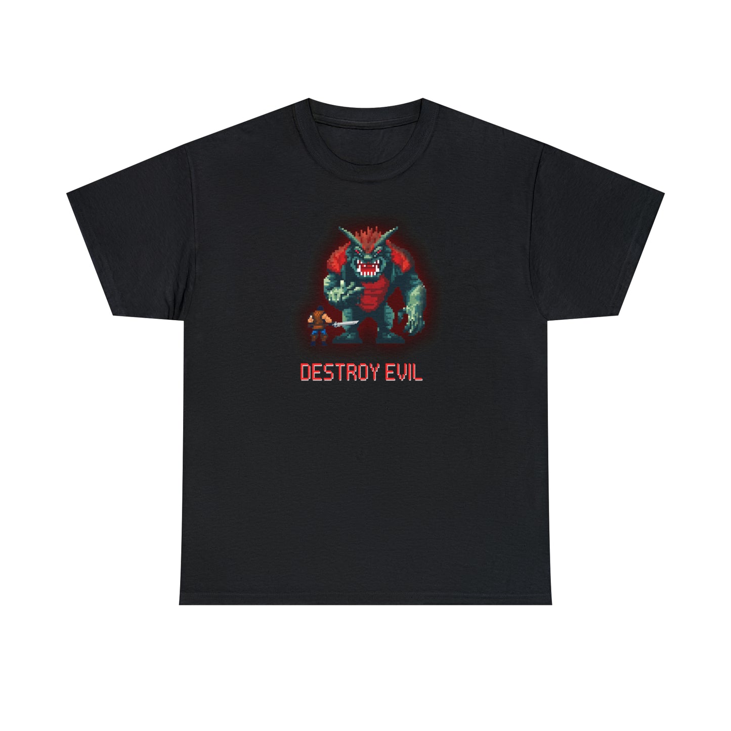 Destroy Evil - Unisex Heavy Cotton Tee