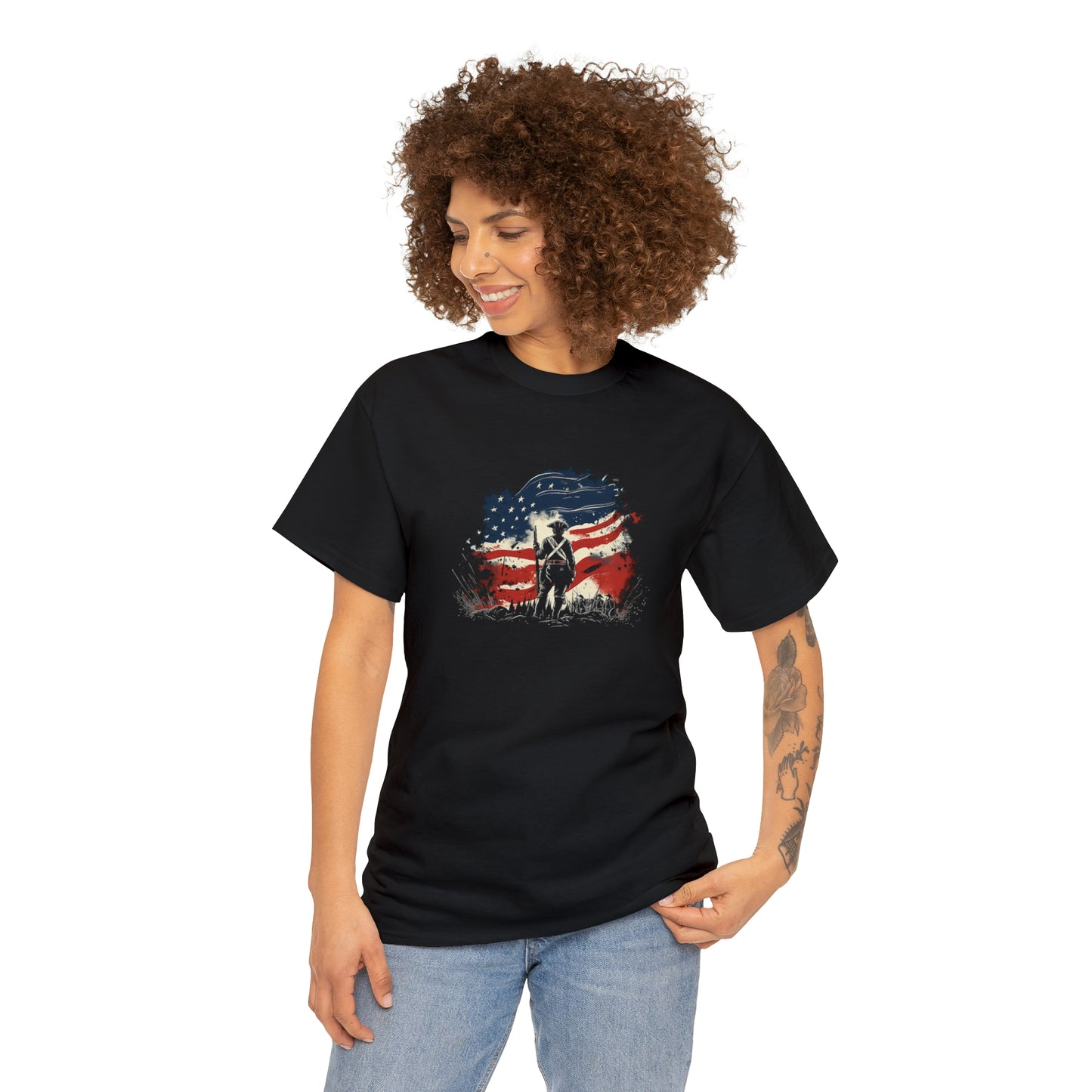1776 - Tricorne - Unisex Heavy Cotton Tee