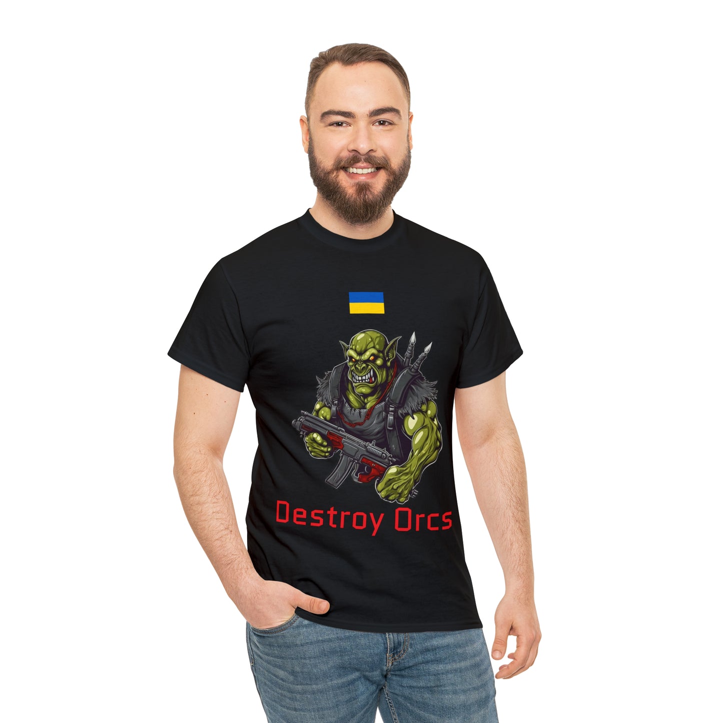 Destroy Orcs - Unisex Heavy Cotton Tee