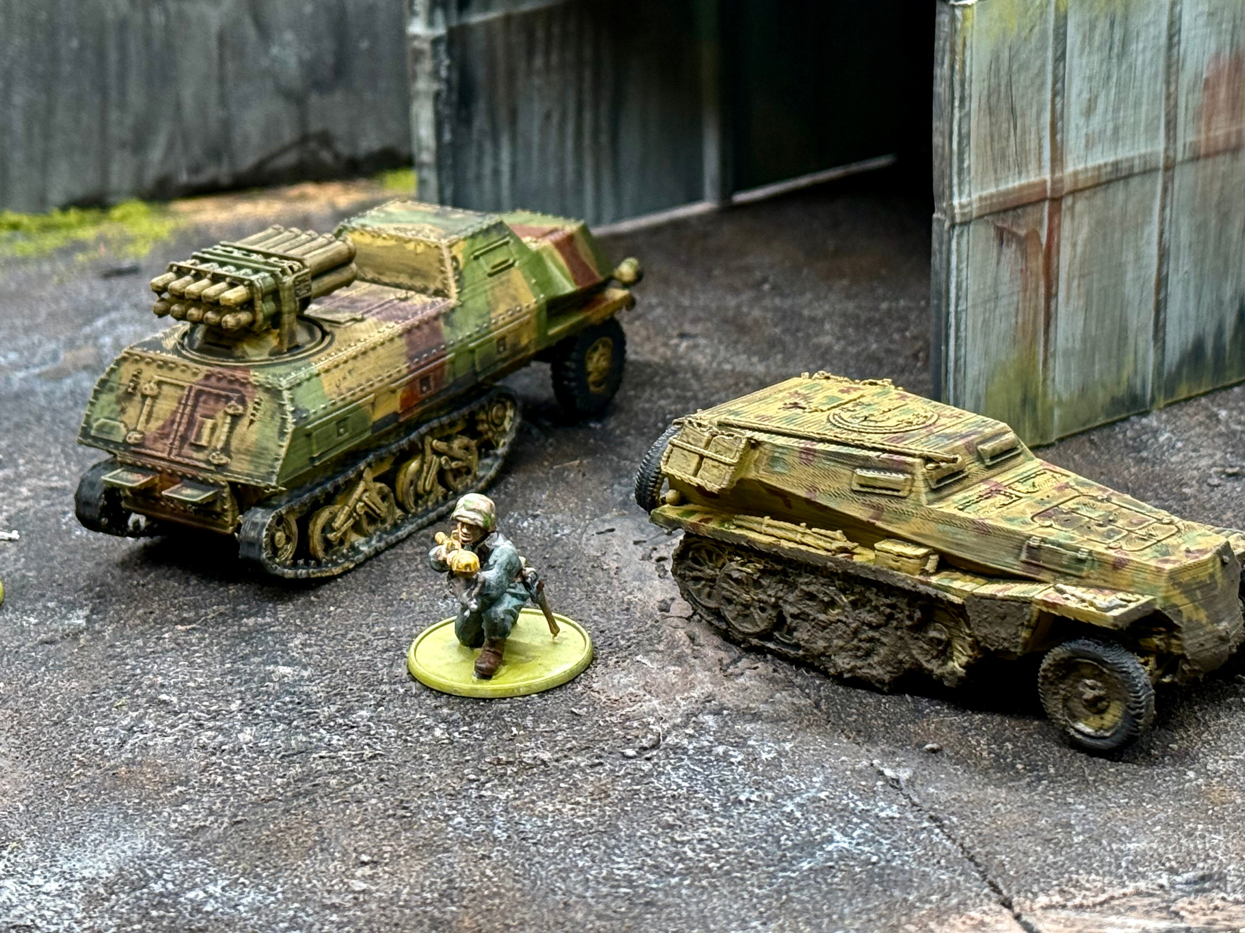 Chinese Forward Observer Panzerwerfer and Forward Observer SDKFZ Halftrack – Legendary Item Merchant