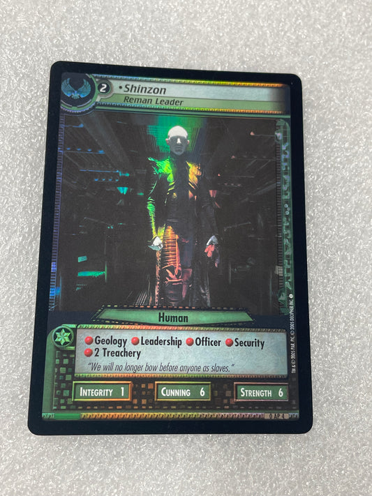 STCCG 2E - Shinzon, Reman Leader - Archive Portrait Foil