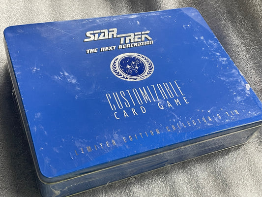 Star Trek CCG - 1E Collector’s Tin - Silver Border - SEALED - FREE SHIPPING