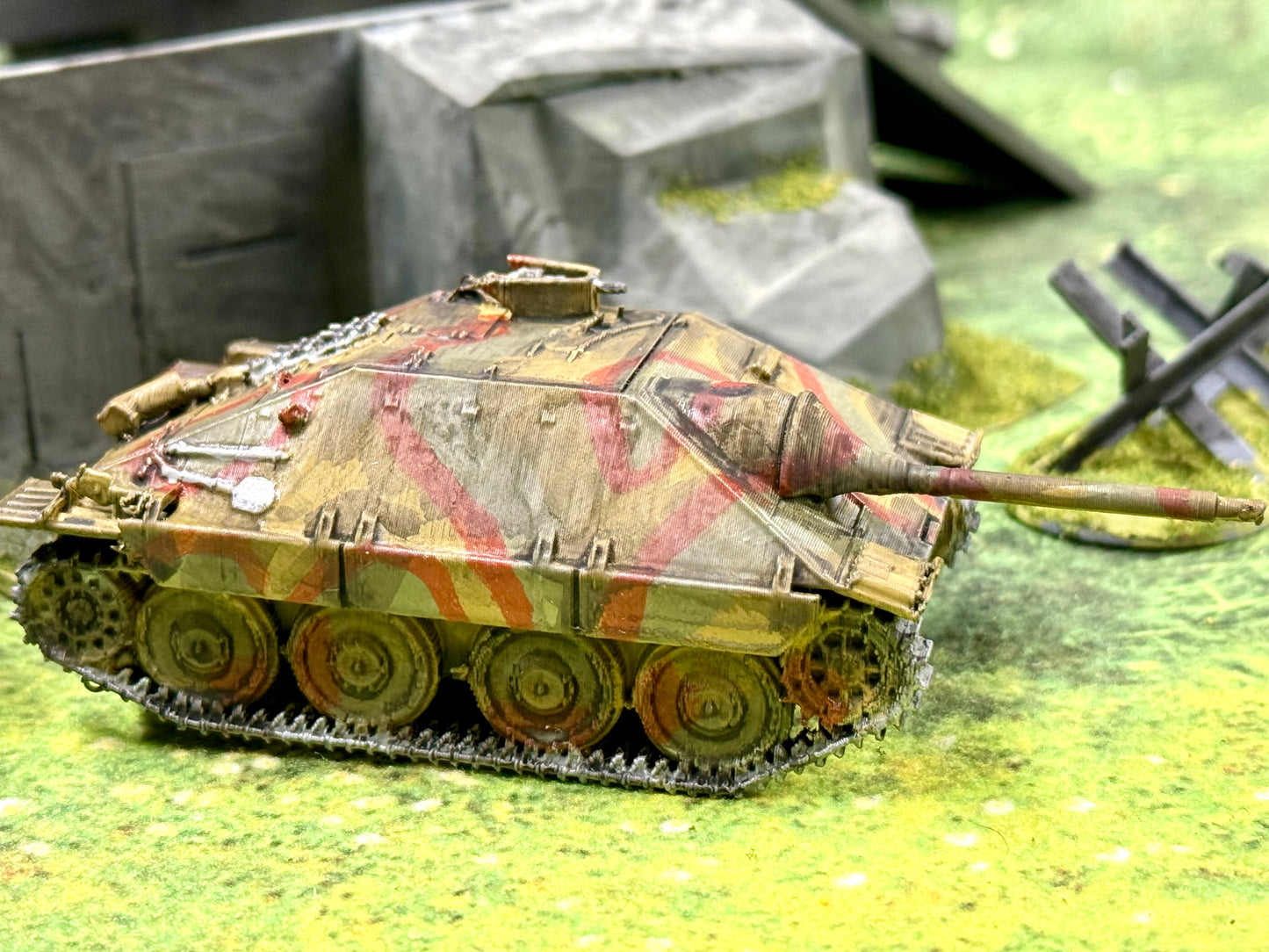 Bunker + Hetzer + Radio Opel + obstacles - LOT