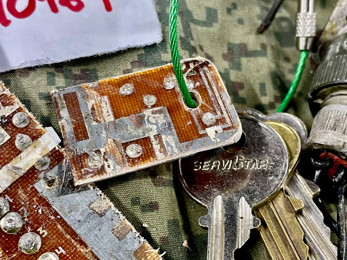 SU-25 Electronics Board Keychain - RF-90969 - 28Y - FREE Shipping