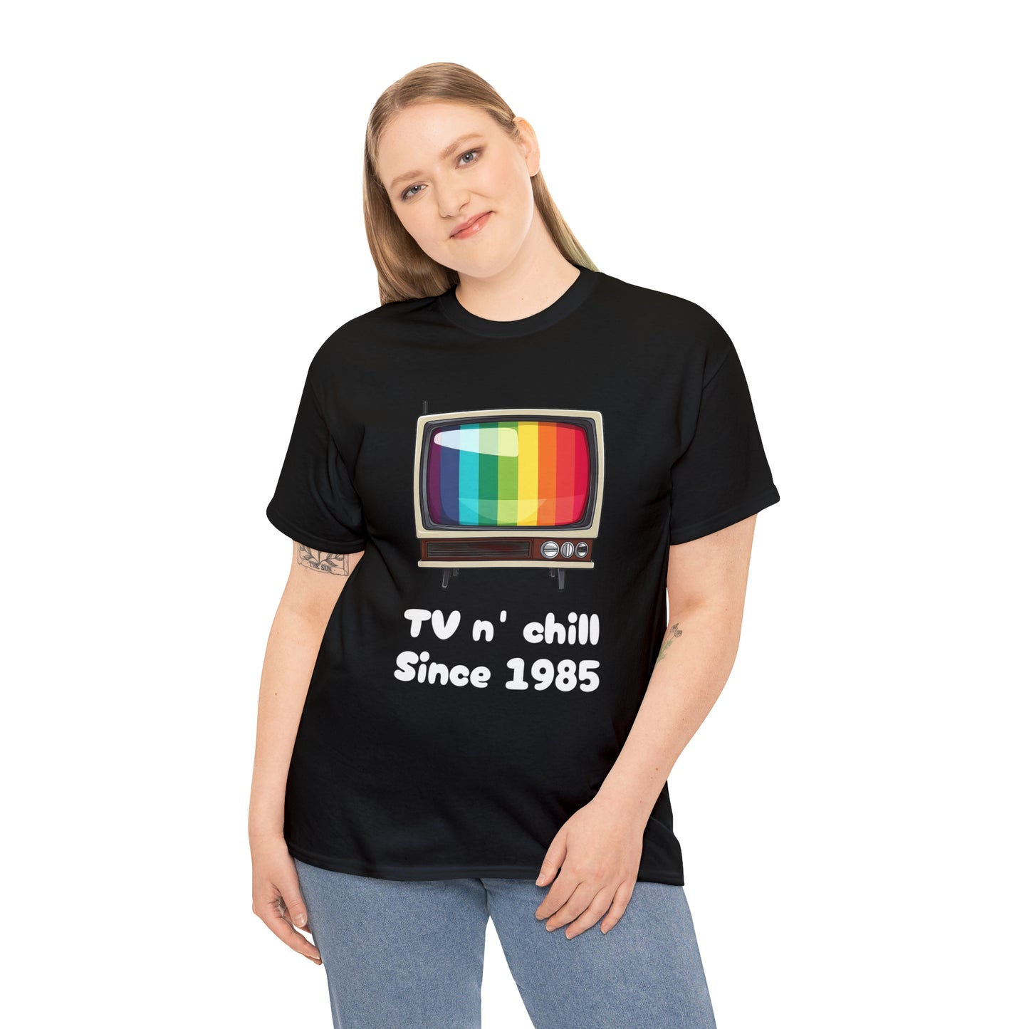 TV n' Chill Since 1985 - Unisex Heavy Cotton Tee