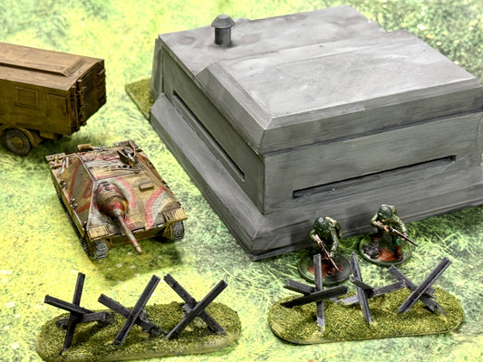 Bunker + Hetzer + Radio Opel + obstacles - LOT
