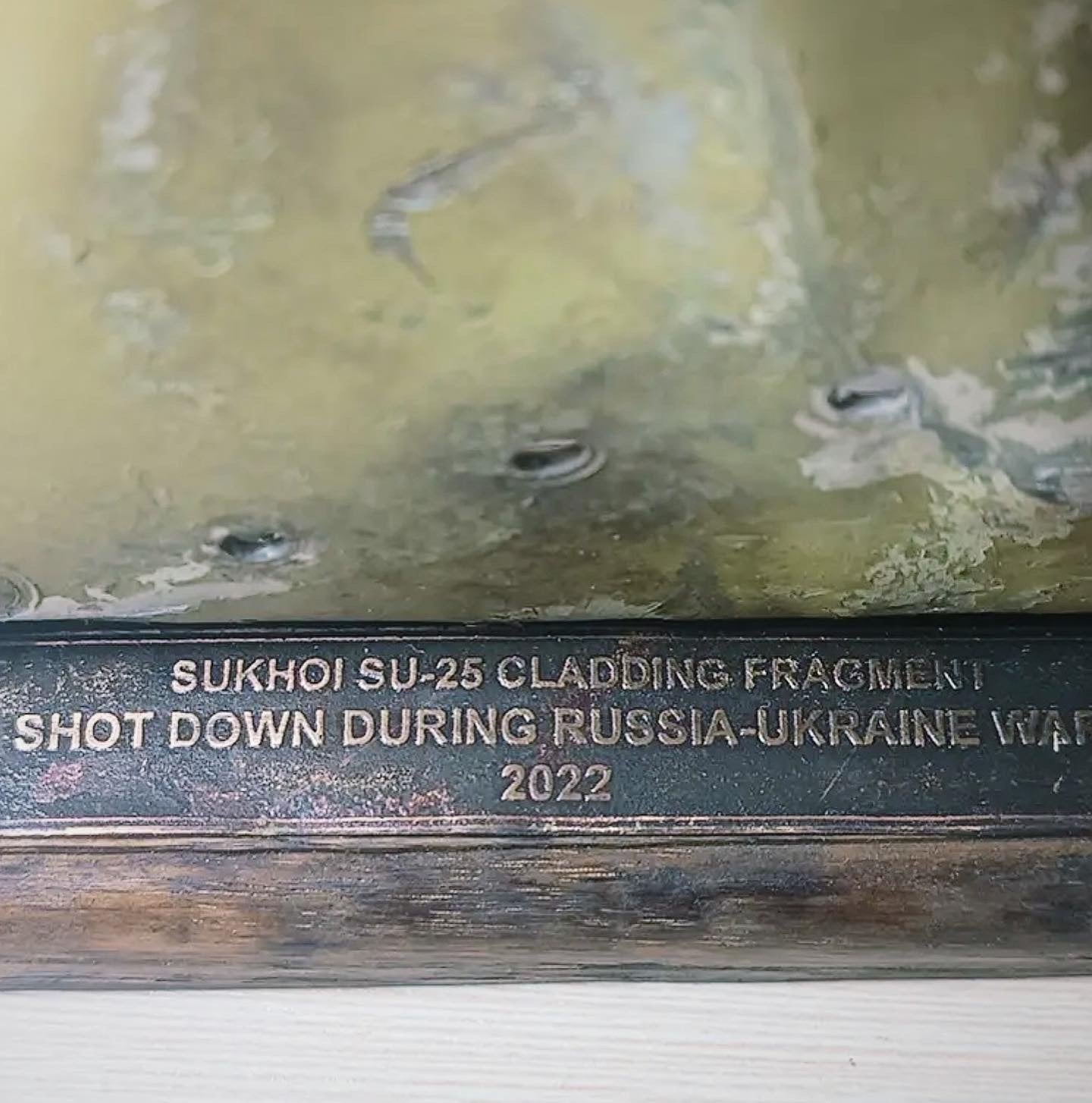 SU-25 Frogfoot - LARGE Desktop Trophy - 2022