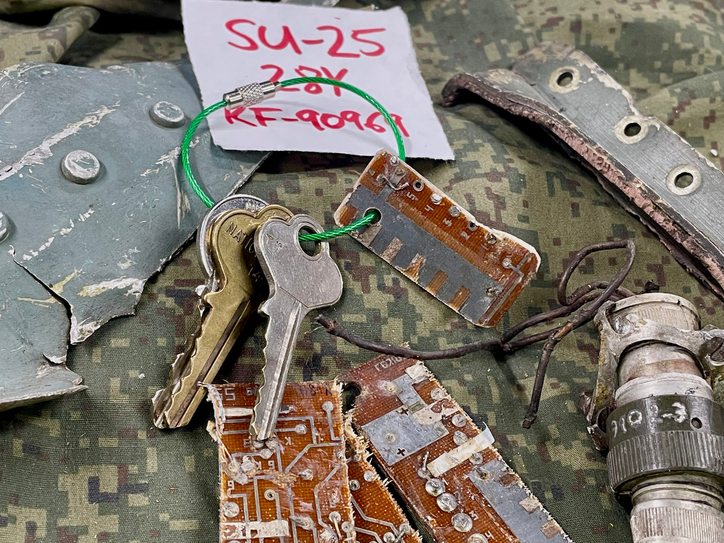 SU-25 Electronics Board Keychain #2 - RF-90969 - 28Y - FREE Shipping